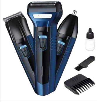 Professional Shaving Machine Set Km-6330/6331 3 In 1 Rechargeable Hair Clipper Shaver beard Styling Trimmer Hair Removal machine for men Nose/Ear Trimmer