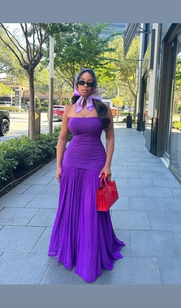 Robe Évasée Longue Élégante