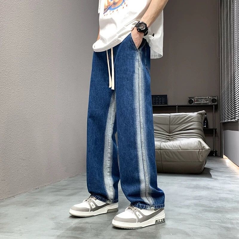 Jeans ample tendance unisexe