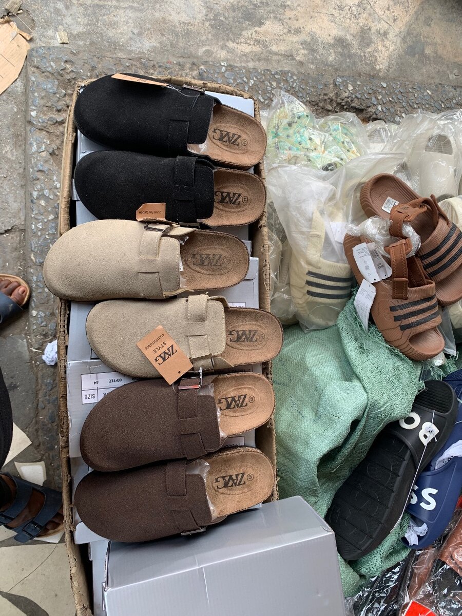 Adidas slippers & ZAZG half shoe