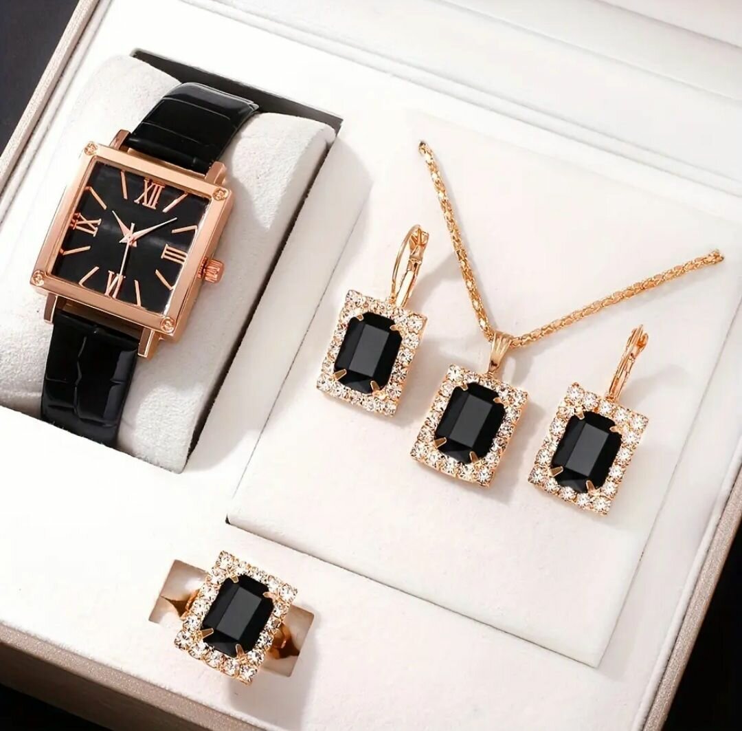 Coffret montre et bijou élégant