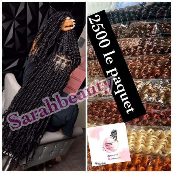 Extensions tressées synthétiques