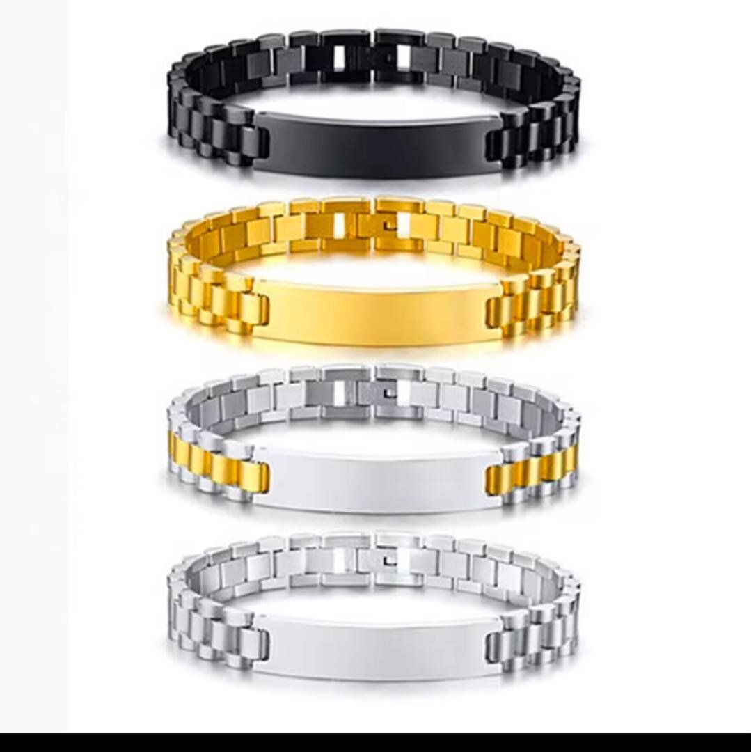 Bracelet en acier inoxydable élégant