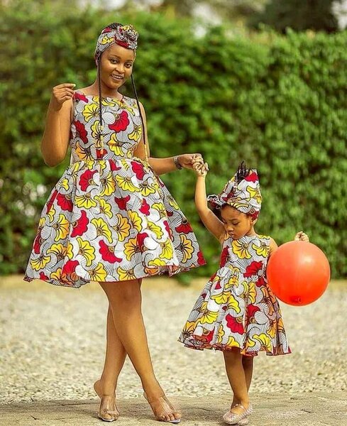 mother and daughter/son