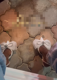 white shoes with bows