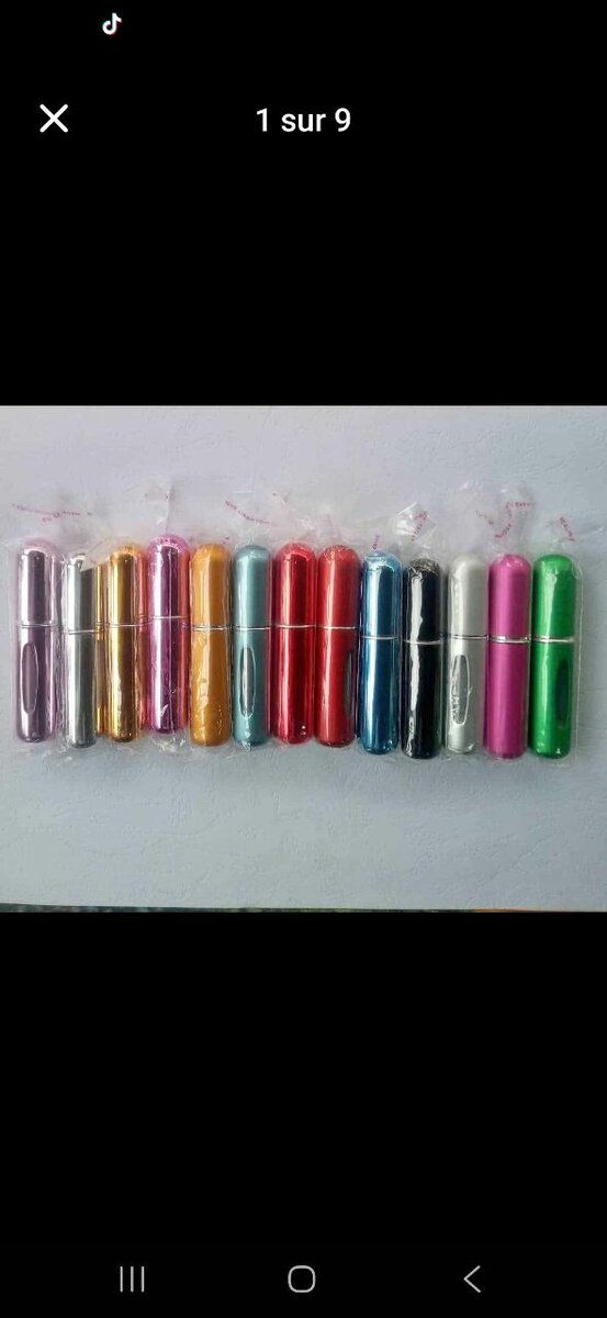 Mini pompe à parfum portable rechargeable