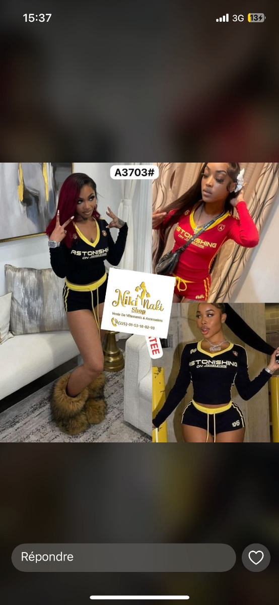 Ensemble jogging femme style