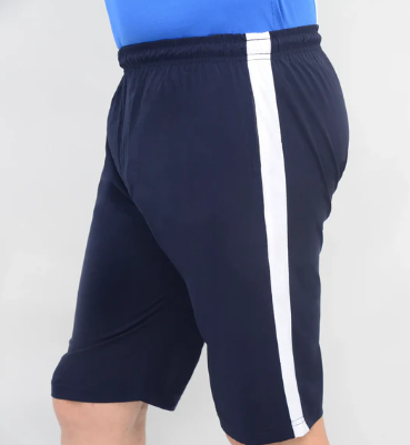side panel navy SoftStride shorts