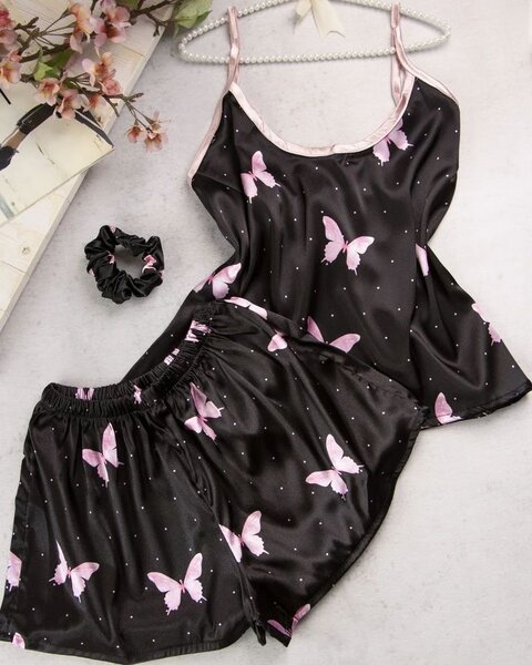 Ensemble Pyjama Satin Féminin