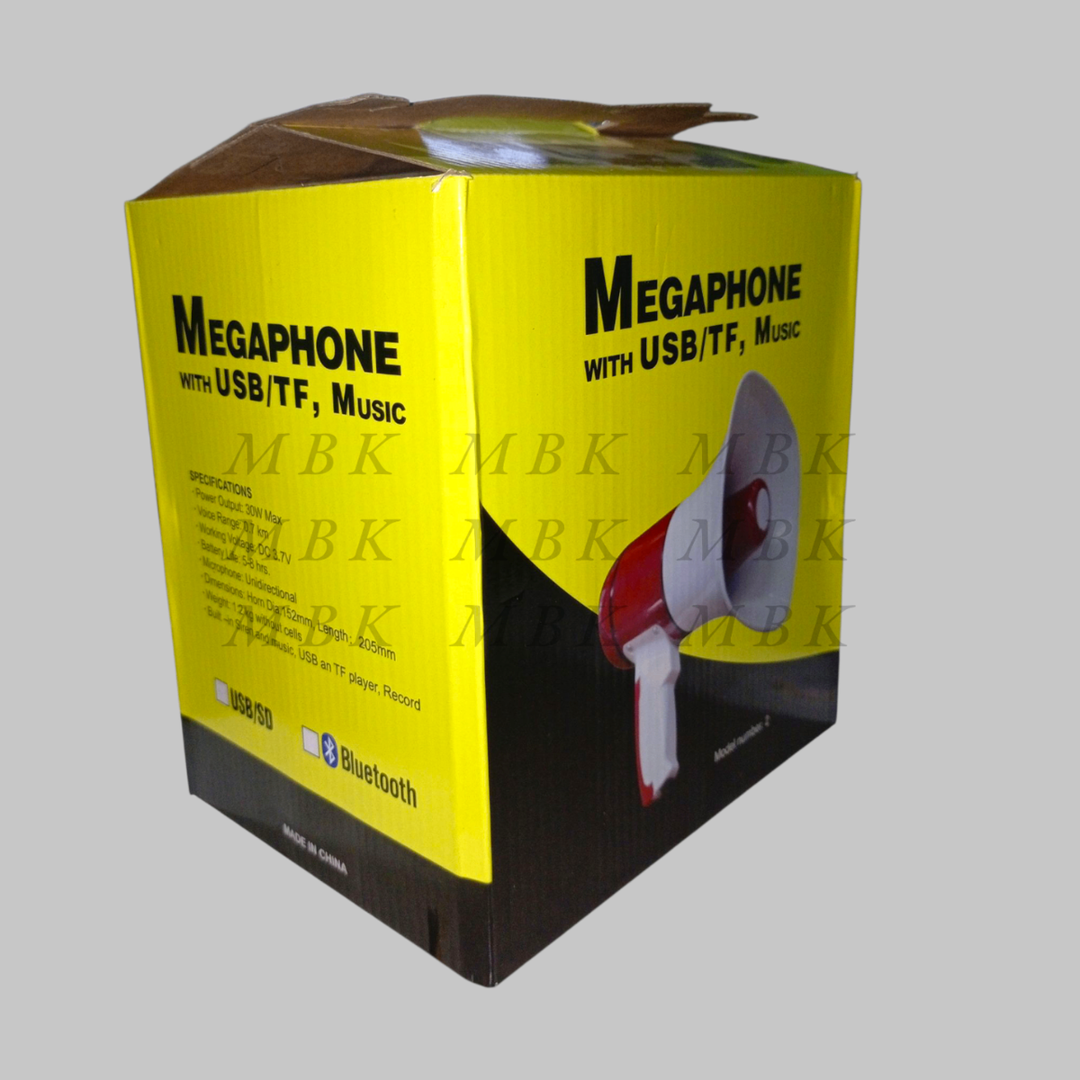 Mégaphone USB/TF Musique