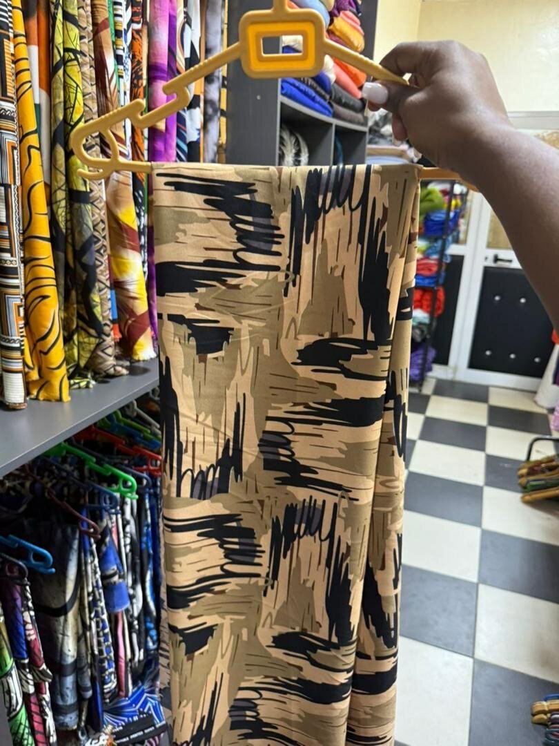 Tissu en coton imprimé vibrant