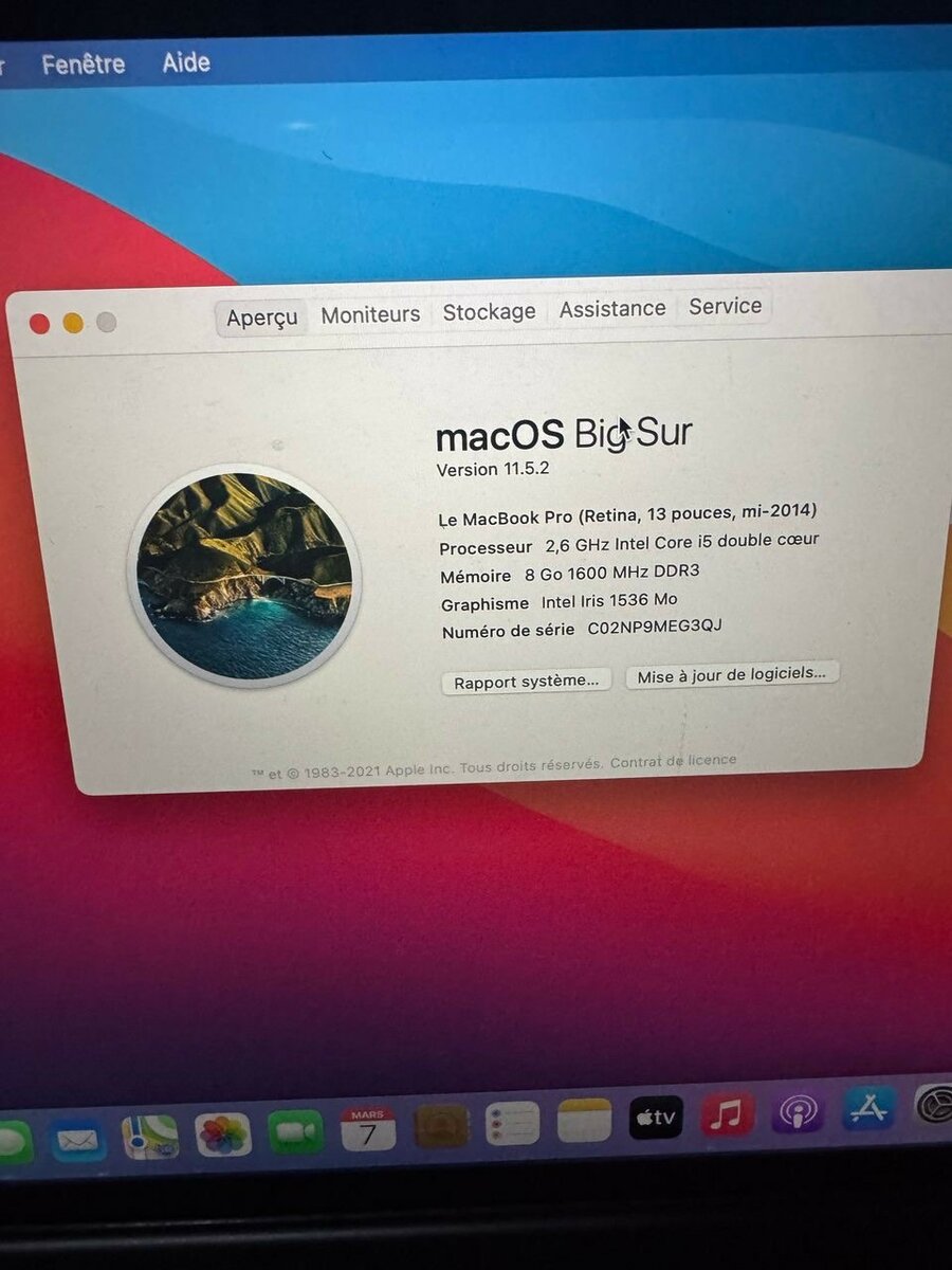 MacBook Pro 2014 8gb/500gb