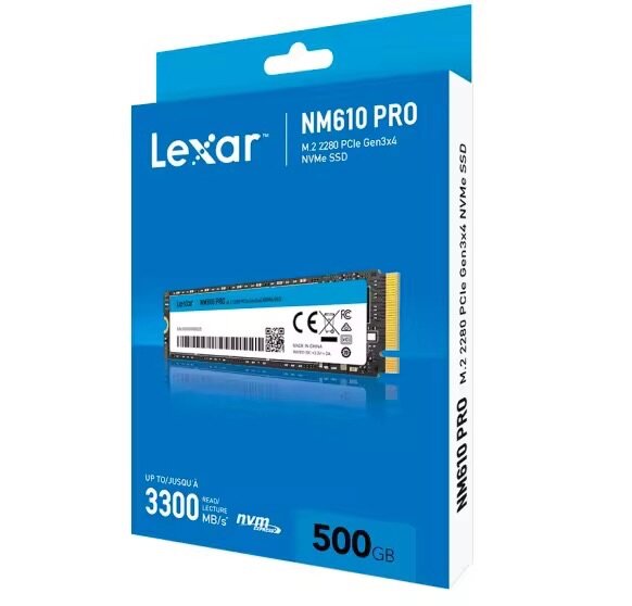 SSD Lexar NM610 PRO 500GB NVMe