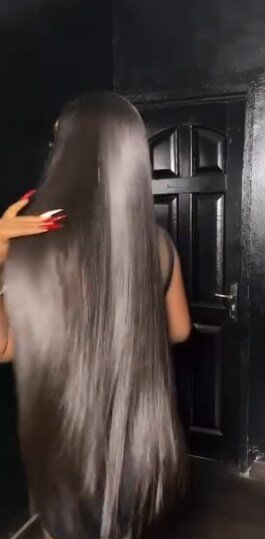 Hermes single donor luxury bone straight 40"