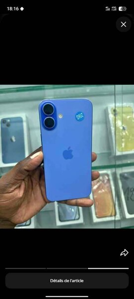 Apple iPhone bleu reconditionné