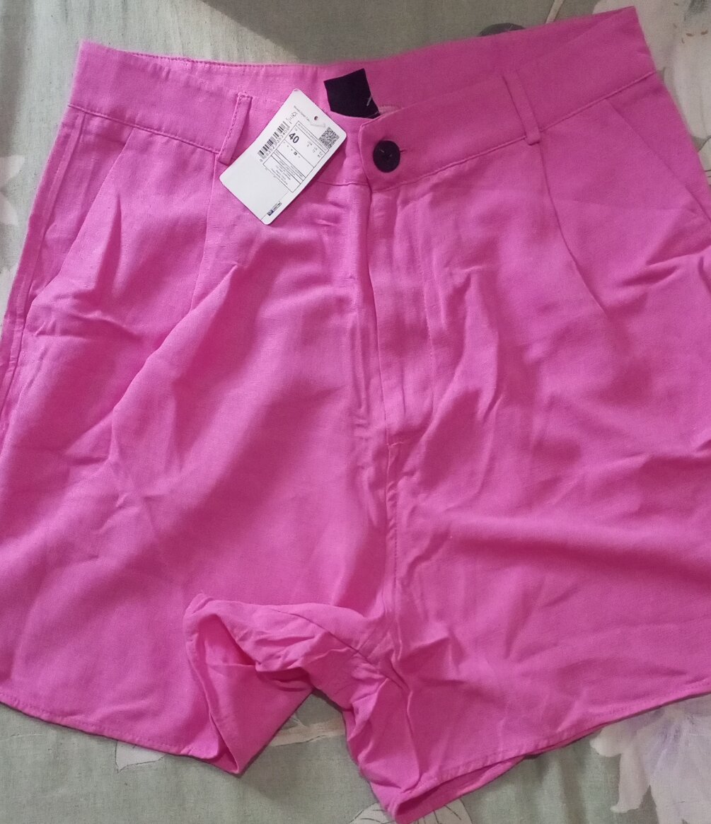 Culotte/Short ample rose