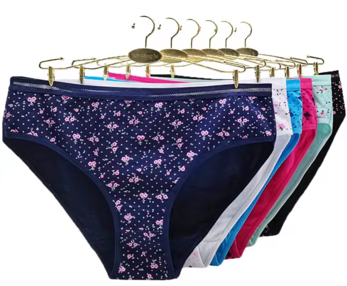 6 pièces cotton panties