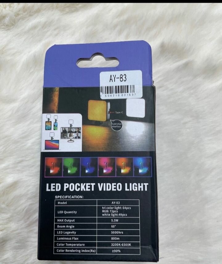 Lampe Vidéo LED Pocket Compacte