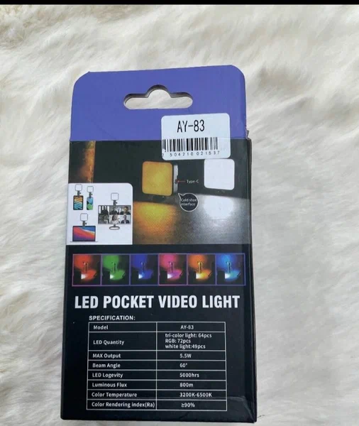 Lampe Vidéo LED Pocket Compacte