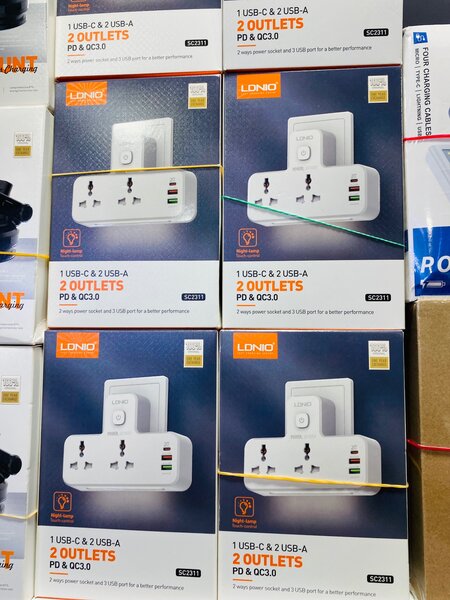 LDNIO Multi Socket with 3 USB ports