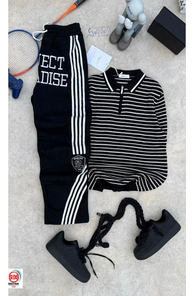 Ensemble Pull Polo et Jogging Homme