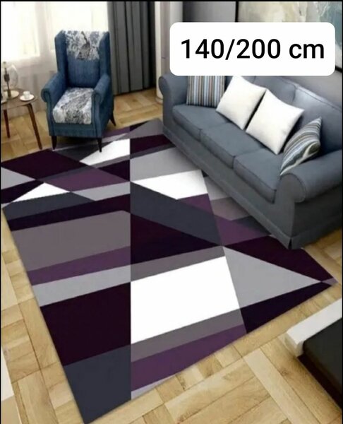 Tapis Géométrique Moderne