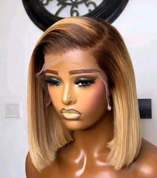 Perruque lace front blonde