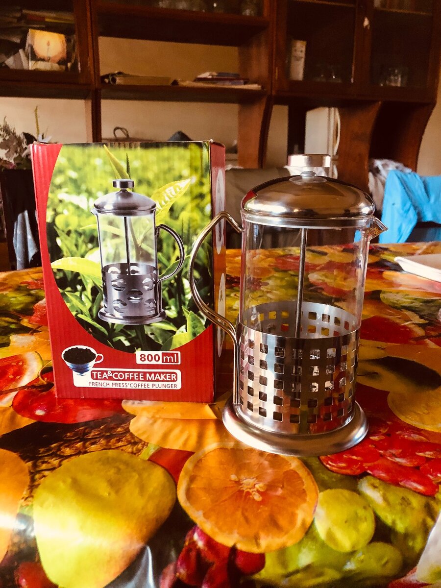 French press tea and coffee plunger