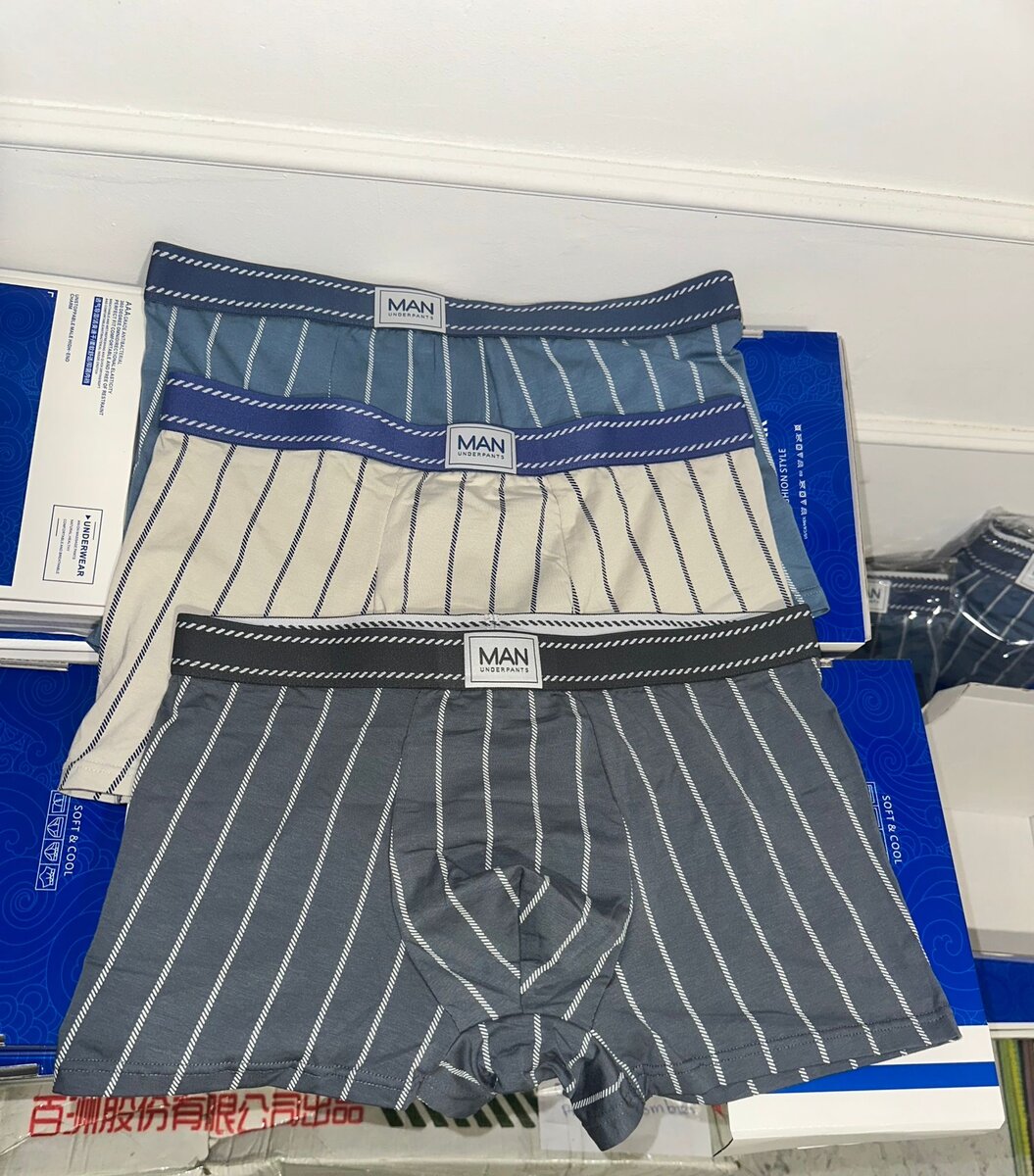 Lot de 3 sous-vêtements homme