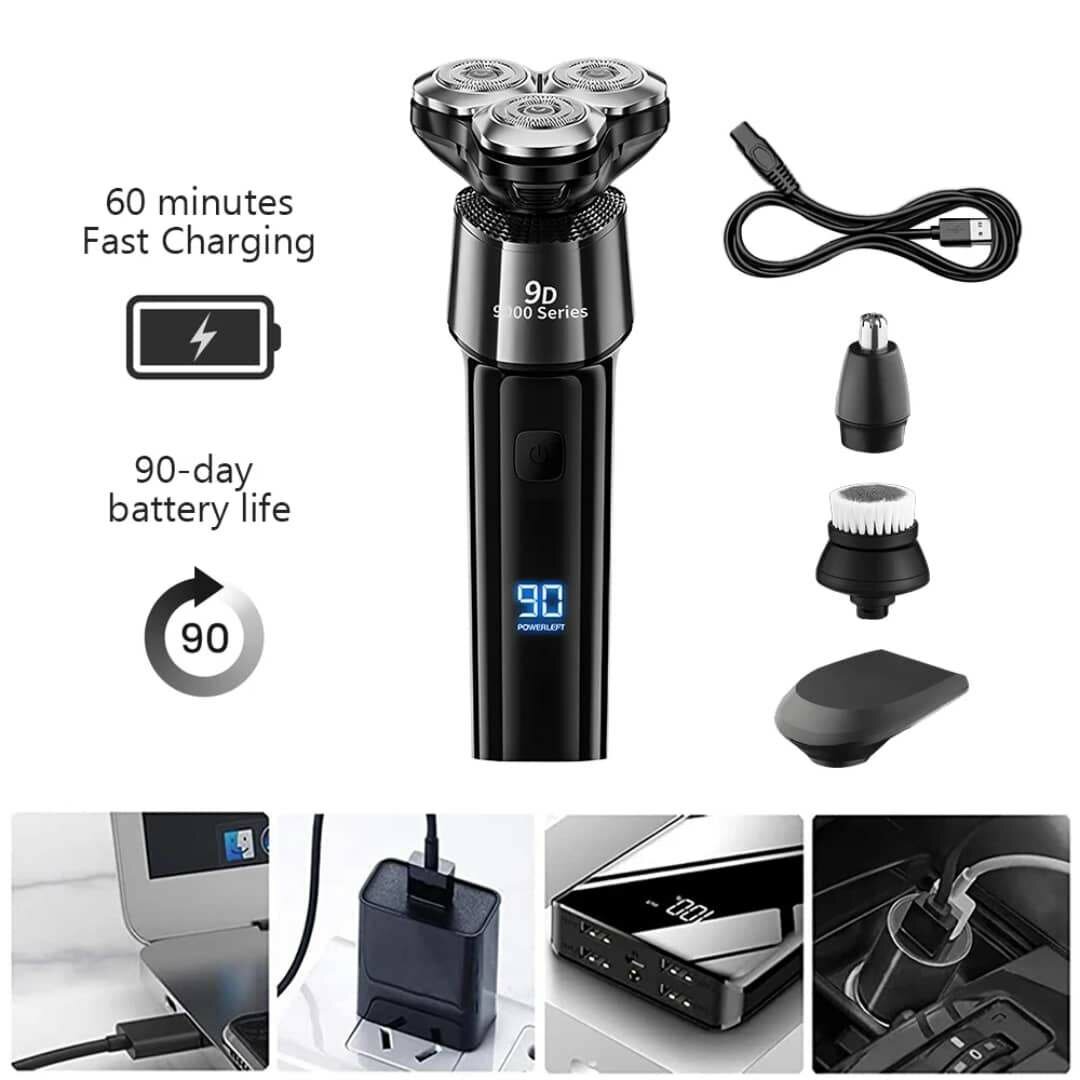 Rasoir électrique multifonction 5-en-1