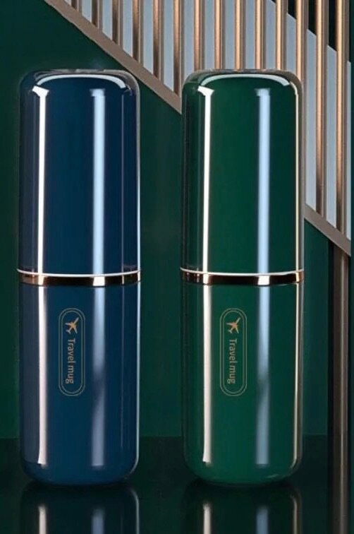 Toothbrush and toothpaste container