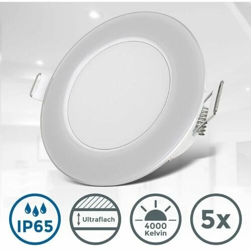 2pcs Spot LED Encastré Rond