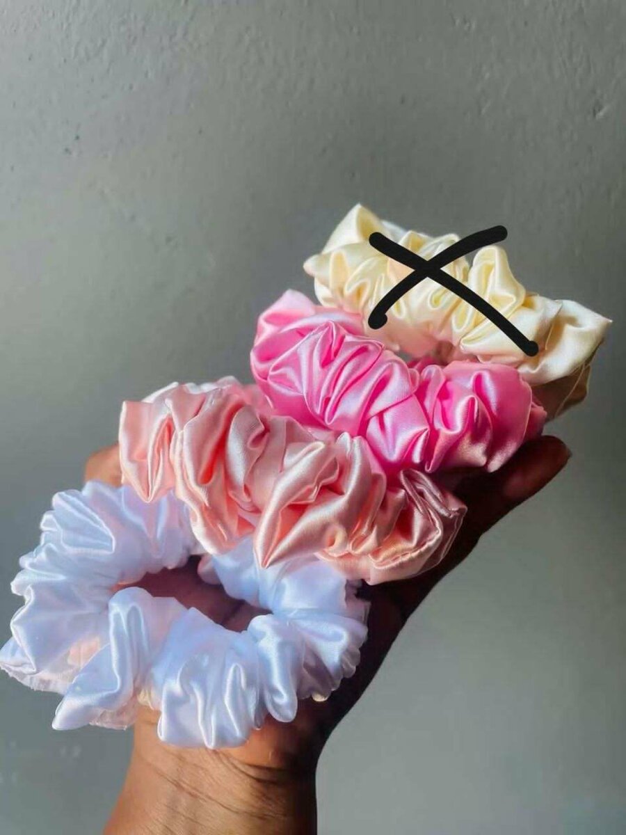 Scrunchies  en satin
