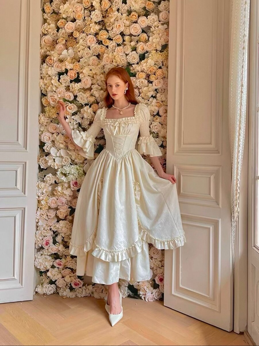 Французский ретро стиль платья