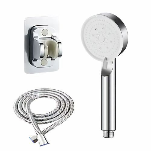 5-Speed Adjustable Showerhead - silver