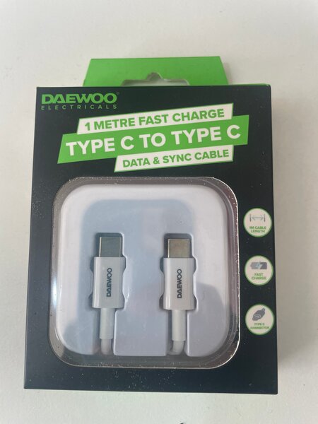 Câble USB-C vers USB-C Daewoo