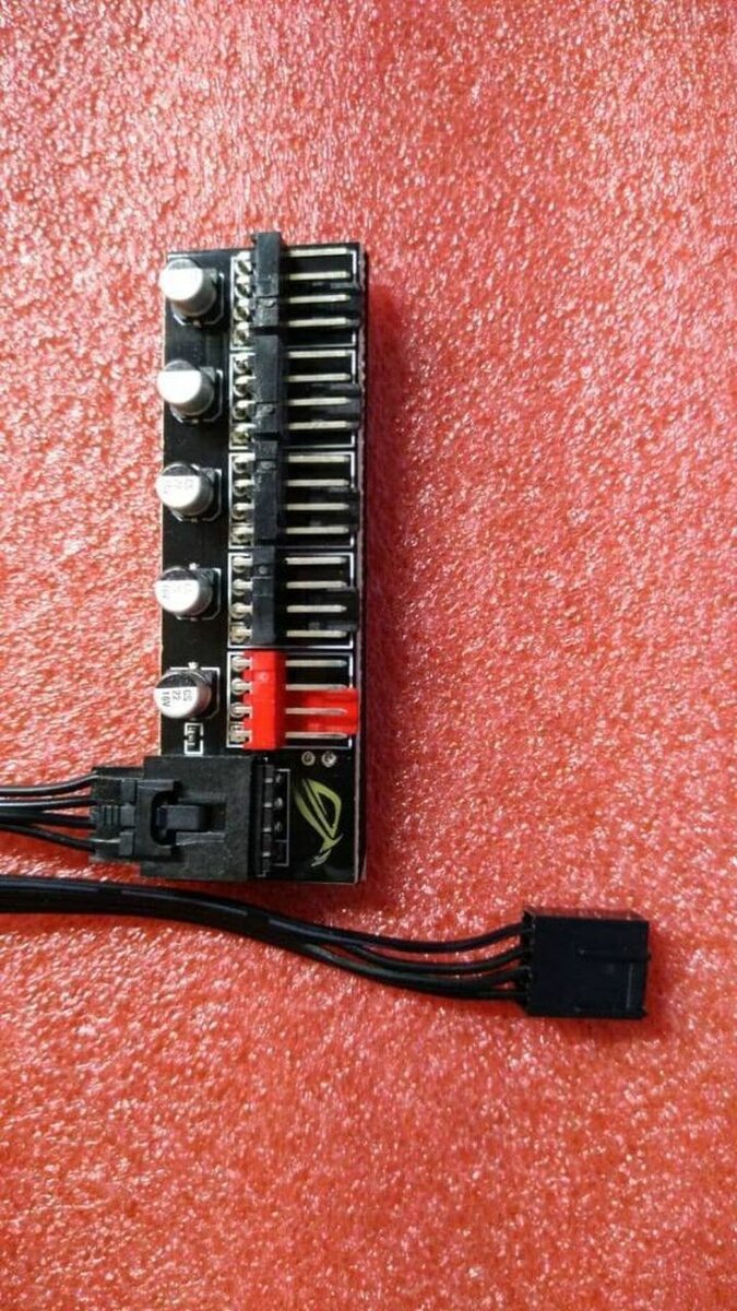 5-портовый разветвитель 4-pin для Кулеров Fan, Cpu