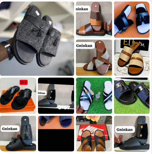 Sandales en cuir pour hommes