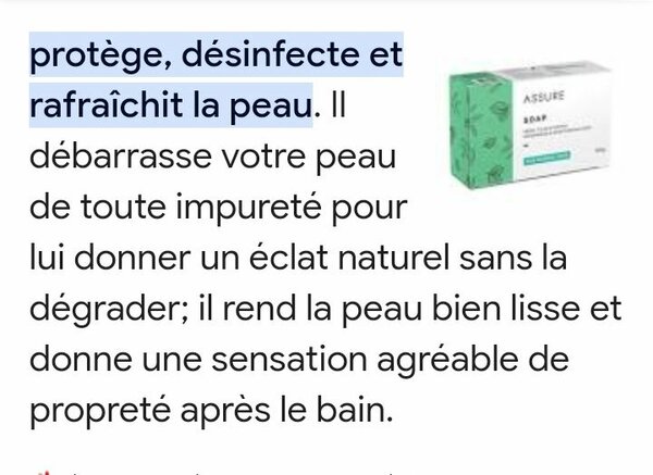 Assure Savon Neem Hydratant