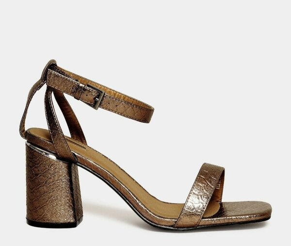 Brown Print Sandals