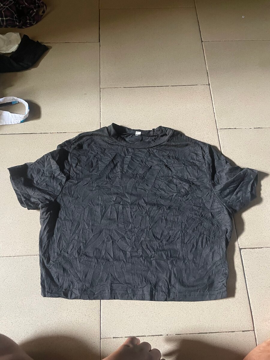 T-shirt unisexe noir