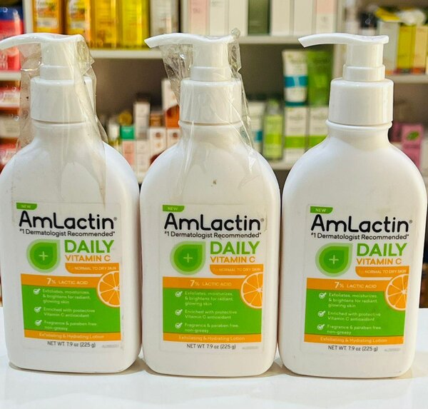 Amlactin Daily Vitamin C Lotion with 7% Lactic Acid AHA
