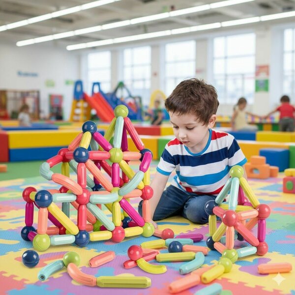 Ensemble de construction magné