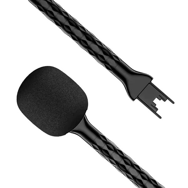 Tige pour microphone d'entrevu