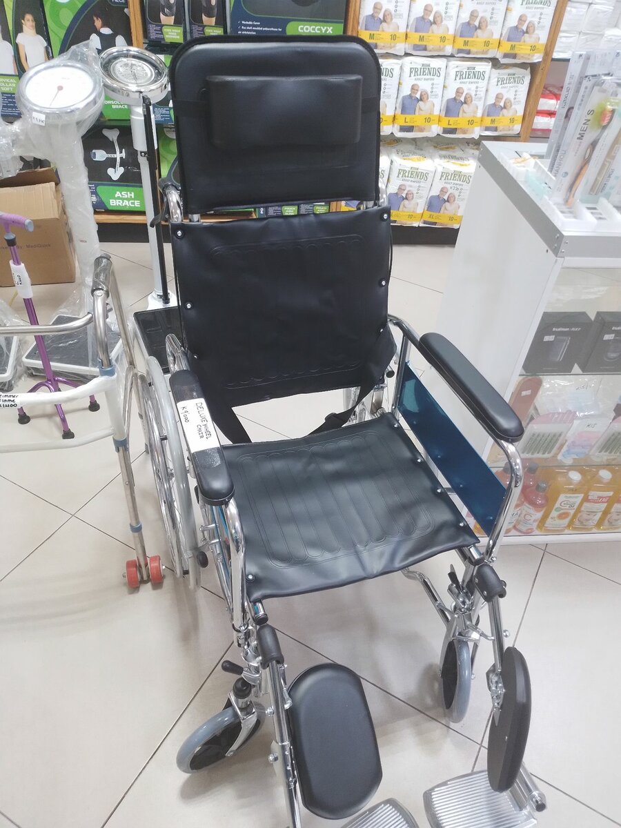 Deluxe wheel chair