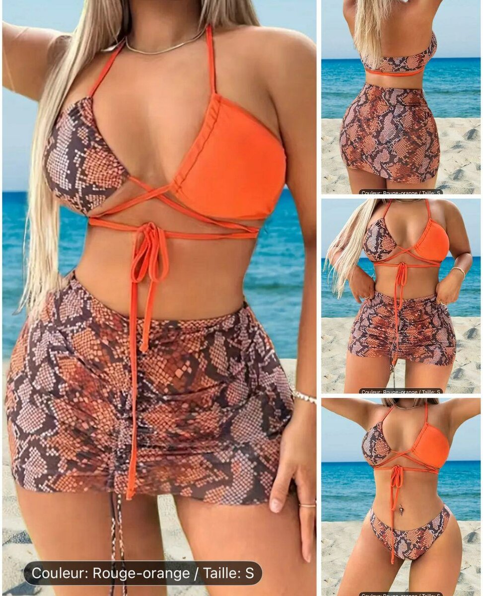 Ensemble Bikini Été Femme