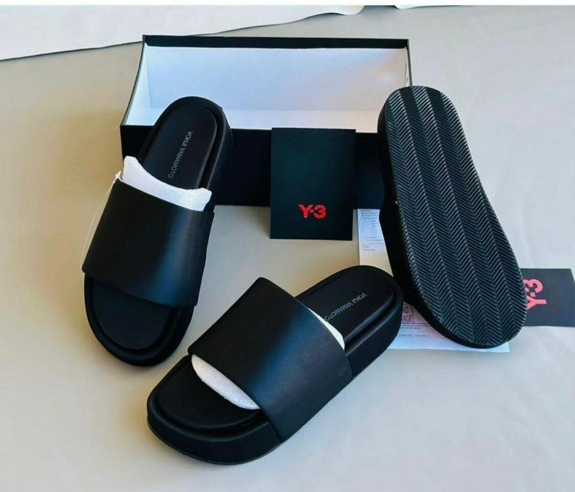 Sandales noires Y-3 unisexes