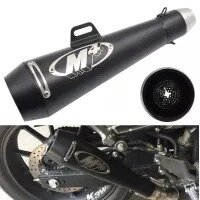 Motorcycle M4 Exhaust Matt Black with DB killer Size 320mm High Quality