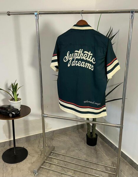 Chemise rétro manches courtes