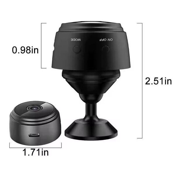 Mini caméra WiFi HD 1080P